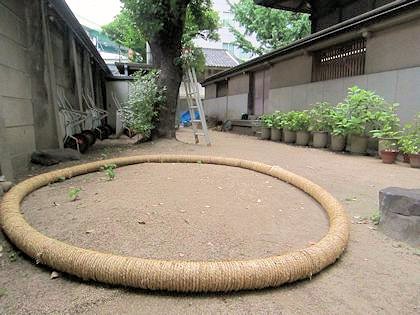 坐摩神社の茅の輪