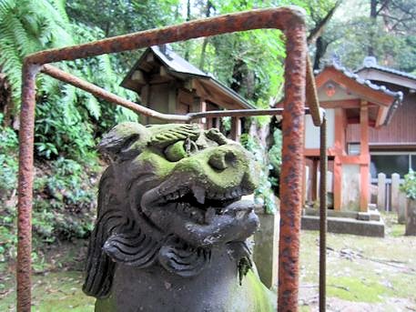 滝蔵神社の獅子