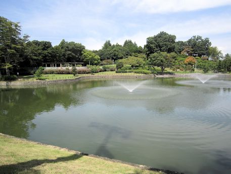 屋敷山公園の池