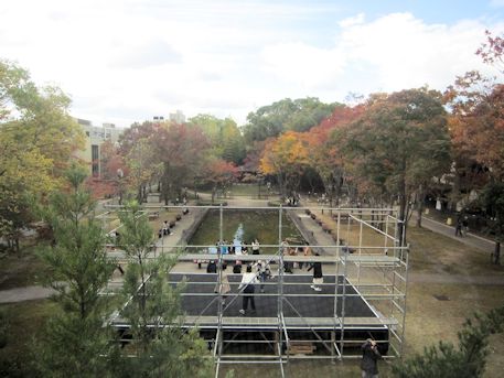 奈良女子大学中庭